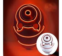 Halloween masks, LED luminous masks, Halloween horror masks, Halloween role-playing costumes, costume parties, carnival gifts (Orange)