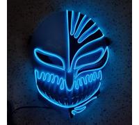 Halloween masks, LED luminous masks, Halloween horror masks, Halloween role-playing costumes, costume parties, carnival gifts (Blue)