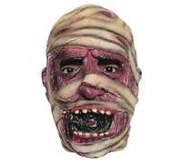 Halloween Masques for Men Latex Mummy Cosplay Headgear Creepy Prop | Halloween Horror Cosplay Masque for Parties Theme Parks Stage Haunted Houses Men Women