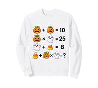 Halloween Math Equations Brain Teaser Puzzle Shapes Mania Sweatshirt