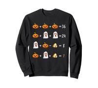 Halloween Math Teacher Pumpkin Ghost Candy Corn Funny Sweatshirt