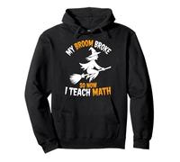 Halloween Math Teacher Science Funny School For Teachers Pullover Hoodie
