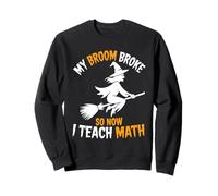 Halloween Math Teacher Science Funny School For Teachers Sweatshirt