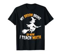 Halloween Math Teacher Science Funny School for Teachers T-Shirt