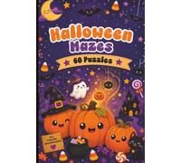 Halloween Mazes: 60 Halloween-Themed Maze Puzzles for Adults, Seniors, and Puzzle Lovers