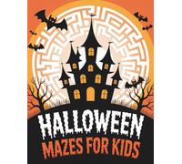 Halloween Mazes For Kids: Spooky and Fun Maze Puzzle Book with Cute Halloween Themes for Kids Ages 4-8