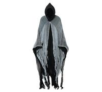 Halloween Medieval Cloak,Full Length Hooded Ragged Cloak Medieval Witch Cape,Hooded Scary Medievals Cape Costume,Unisex Cosplay Dress Up Mysterious Fantasy Robe Costume Accessories For Adults
