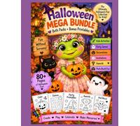 Halloween Mega Bundle: A Screen-Free Halloween Activity & Party Pack for Kids Ages 4-8, 80+ Pages of Fun Activities, Party Games, Coloring, Decorations & Printables