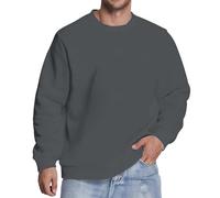 Halloween Men’s Sweatshirts Long Sleeve Pullover Patchwork Plaid Jacquard Hoodie Casual Drawstring Hoody Top Overcoat Workwear Christmas Jumpers Family Set (Grey, XXXXL)