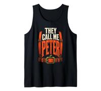 Halloween Men They Call Me Peter Pumpkin Jack O Lantern Tank Top