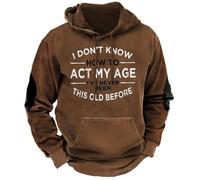 Halloween Men's Corduroy Shirt Casual Long Sleeve Shacket Jacket Button Down Lightweight Jackets with Flap Pockets Outerwear Classic Fashion Work Hoody Sweatshirts Santa Jacket Adult (Brown, XXXXXXL)