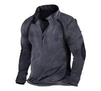 Halloween Men's Fluffy Hooded Jumper Teddy Fleece Hoodie Plush Sweatshirt Lightweight Pullover with Pocket Warm Winter Outwear Coat Workwear Christmas Jumper Man (Grey, S)