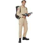 Smiffys Ghostbuster Boiler Suit Men's Fancy Dress Costume
