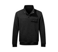 Halloween Mens Hoodies Zip Up Hoodie Fleece Long Sleeve Sweatshirt Jacket Winter Warm Hooded Pullover Jumper with Zip Pockets Jacket Leisure Wear Christmas Shirts for Men 2025 (Black, XL)