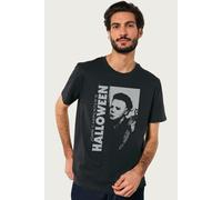 Halloween Men's Michael Myers Hunting For Laurie T-Shirt in Black | Size: XL Halloween Black XL