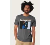 Halloween Men's Michael Myers Shadow In The Night T-Shirt in Charcoal | Size: XL Halloween Charcoal XL