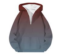 Halloween Men's Military Fleece Jackets Zip Up Hoodies Windbreakers Warm Hiking Camping Hunting Tactical Winter Coats with 6 Zip Pockets Leisure Wear Christmas Cardigans for Men UK (F-Brick Red, XL)