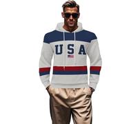 Halloween Men's Military Fleece Jackets Zip Up Hoodies Windbreakers Warm Hiking Camping Hunting Tactical Winter Coats with 6 Zip Pockets Activewear Xmas Shirt (8-White, XL)