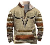 Halloween Mens Plain Long Sleeve Hoodie Fleece Pull-Over Soft Comfy Adult Top Sweatshirt Hoodies Work Longe wear Sport Wear Red Christmas Jumper (h-Beige, XXXXL)