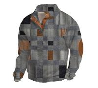 Halloween Mens Plain Long Sleeve Hoodie Fleece Pull-Over Soft Comfy Adult Top Sweatshirt Hoodies Work Longe wear Activewear Matching Christmas Jumpers (XL)