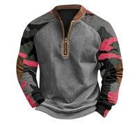 Halloween Mens Plain Long Sleeve Hoodie Fleece Pull-Over Soft Comfy Adult Top Sweatshirt Hoodies Work Longe wear Sport Wear Ugly Christmas Cardigan (Watermelon Red #17, M)