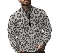 Halloween Mens Pullover Fleece Hoodie 300GSM Sweatshirt Plain Hoody Work Hooded Jumper Ribbed Cuff Long Sleeve Pull Over Top Sportwear Father Xmas Tee Shirt (Light Gray #4, L)