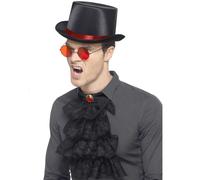 Halloween Mens Unisex Gothic Vampire Top Hat Cravat & Glasses Set by Smiffys