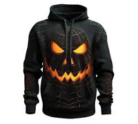 Halloween Men's V-Neck Jumper Cashmere Knitted Pullover Casual Long Sleeve Sweater Basic Sweatshirt Winter Jumpers Streetwear Adult Reindeer Costume (d-Red, M)