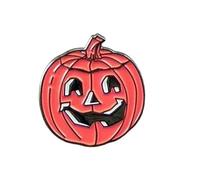 Halloween Metal Enamel Pin Badge Lapel Brooch (Happy Pumpkin Halloween Pin Badge)