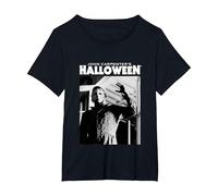 Halloween Michael Myers Enters Home T-Shirt, Women's Plus, Black, 2X