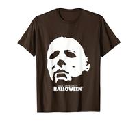 Halloween Michael Myers Silhouette T-Shirt, Men, Brown, Medium