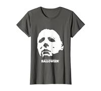 Halloween Michael Myers Silhouette T-Shirt, Women, Asphalt Grey, Medium