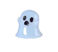 Halloween Micro Desktop Ornament - Cute Decorative Piece for Home & Holiday - Seasonal Accessory to Brighten Your Workspace and Celebrate The Festivities (White, 2. 4x2. 2cm)