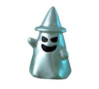 Halloween Micro Landscape Transparent Ghost Pumpkin Crystal Ball Ornaments Made of Resin for Home Decoration Porch Living Room Ghosts Bats Coffin Mini Desktop Ornament Party Decor