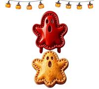 Halloween Mini Hand Pie Molds Set, 8 Shapes Dough Press Cutter for Party