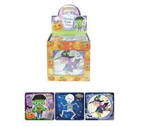 Halloween Mini Jigsaw Puzzles 108 Pieces per Box, Assorted Designs with Spooky Theme, 13 x 12 cm