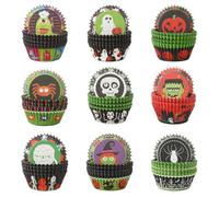 Halloween Mini Muffin Cases,Muffin Cases for Baking,450Pcs Cupcake Liners for Cakes,Ghost,Cookies & Snacks,Decorative Baking Cups for Halloween Parties,Home Baking,School Events