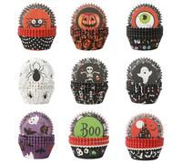 Halloween Mini Muffin Cases,Muffin Cases for Baking,450Pcs Cupcake Liners for Cakes,Spider,Cookies & Snacks,Decorative Baking Cups for Halloween Parties,Home Baking,School Events