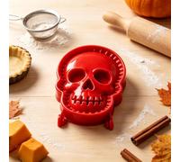 Halloween Mini Pie Maker, 3-in-1 Hand Pie Press Molds Pumpkin (Skull) | For Cutting Shaping & Sealing, Reusable Pumpkin Ghost Bat Skull Pastry Molds, Halloween Baking Tools for Homemade Treats