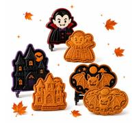 Halloween Mini Pie Molds Set, 9 Reusable Hand Pie Press Shapes (C3pc) | 9-festive Halloween shapes with an easy press-and-seal design for mini pies, pastries and family baking.