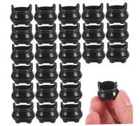 Halloween Miniatures 24Pcs Mini Cauldron Halloween Miniatures 0.75 Inch Plastic Witch Cauldron Pot with Handle for Dollhouse Party Decorations