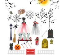 Halloween Miniatures Glow In Dark Miniature Luminous Tiny Figurines