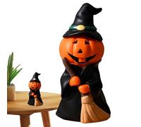 Halloween Miniatures,Pumpkin Man Collectible Figurines - Toy Doll Crafts for Home Tabletop Kitchen Fireplace Indoor Party Festival Kids Adults