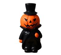 Halloween Miniatures - Pumpkin Man Halloween Decor - Scary Toy Doll for Festival Indoor Kitchen Fireplace Mantle Adults Kids Party Home Decoration