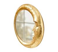 Halloween Mirror, Retro Moon Mirror for Wall Bedroom - Multifunctional Halloween Decoration for Apartment, Bedroom, Kitchen, Dormitory Rental