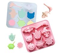 Halloween Molds - Fright Night Silicone Molds | Haunted House Baking Moulds, Spooky Shapes for Candy Making, Soap, Creepy Cupcakes, Party Treats, Cooking Classes, Festive Decor, Scary Cakes
