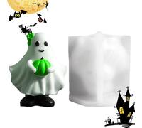 Halloween Molds | Ghost Reusable Home Decor Crafting Tools | Candle Making Molds Halloween Decorations,for Epoxy Soap Wax Plaster Party Decorations Adults Beginners