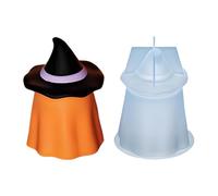 Halloween Molds - Silicone Ghost Candle Molds Table Decor | Crafting Tools Halloween Decorations Maker for Holiday Crafts Plaster Resin Wax Art Projects Soap Candlestick Home Decor