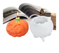 Halloween Molds - Silicone Scented Candle Mould - Spooky Easy Release Plaster Craft Mold for Halloween Decoration Aromatherapy Projects