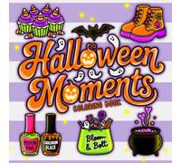 Halloween Moments Bold & Easy Coloring Book: 40 Cute & Spooky Pages for Relaxation and Fun Featuring Pumpkins, Candy, Ghosts, Sweet Treats & All the ... Vibes (Bold & Easy Vibes Coloring Books)
